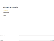 Tablet Screenshot of danielcavanaugh.com